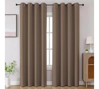 CUCRAF Lot de 2 Rideaux occultants de fenêtre à Isolation Thermique pour Chambre à Coucher, Cuisine et Salon, 132 x 213,4 cm de Long, Kaki