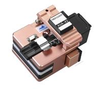 CUDTAPI Couperet de Fibre Optique, Outil de Coupe Haute précision FTTH AUA-X2 Cliveuse Fibre Optique avec boîte à déchets Fibres Couteau câble(Black AUA-X2)