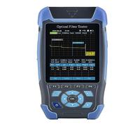 CUDTAPI Mini réflectomètre à Fibre Optique OTDR, AUA-900D avec 9 Fonctions VFL OLS OPM Event Map 24dB for 64km Event Map Ethernet CableTester(AUA-28A)