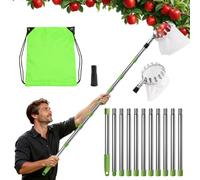Cueille Fruit Telescopique Récolteur de Fruits: Récolteur de Pommes - Cueilleur Fruits Amovible Cueille Cerise Cueille Pomme Cueille Fruit Outil Cueillette Jardin avec tige de connexion et sac en