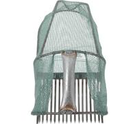 Cueille-Fruits Jardinage Vert en Acier Inoxydable, Pliable | Net Souple, Panier Inclus, Usage Jardin, pour Fruits et Myrtilles, Léger Se Pencher