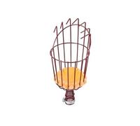 Ribimex Panier cueille-fruits métallique Ø14 cm longueur 33,5 cm