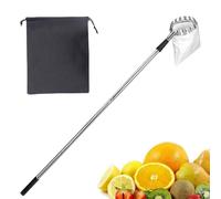 Cueille-Fruits pour Arbres Fruitiers et Vergers Outil de préhension | Perche cueille-fruits télescopique Pour récolte au jardin, à la ferme, en extérieur et à la maiso