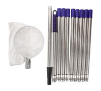 Cueille-fruits Télescopique en Acier Inoxydable pour Jardin, poires | Perche Ajustable avec Panier Protecteur, Démontage Facile, Rangement Compact, Adaptée aux Mangues et Domestiques