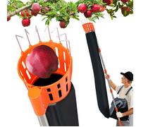 Cueilleur de Fruits - Boudech - Pametik - Manche Télescopique 4m - Sac en Tissu - Léger et Ergonomique