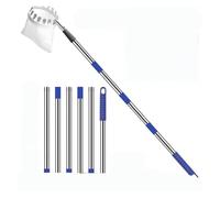Cueilleur de fruits Perche de cueillette en panier non tissé 7,87 pieds | L'outil portable réglable peut cueillir divers fruits tels que des pommes, des mangues