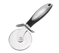 CUESVAP Roulette à Pizza en Acier Iinoxydable, Couteau a Pizza Multifonctionnelle, Trancheur Professionnel de 8,3 Pouces Avec Poignée Antidérapante | Noir