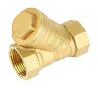 Cuifati Connecteur de Vanne de Filtre en Laiton en Forme de Y, Filetage Femelle 3/4 "BSPP pour la Séparation de l'eau et de l', Antirouille, Haute Pression, Durable