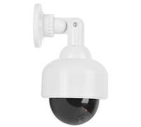 Cuifati Fausse Caméra de sécurité Factice étanche et Réaliste avec Lumière LED Rouge Clignotante, Dissuasion en Forme de Dôme pour la Protection Intérieure et Extérieure de la Maison et des Affaires,