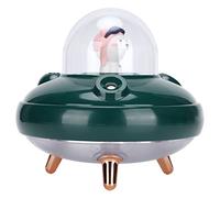 Cuifati Mini Humidificateur Mignon à Double Buse, Brume Fraîche de 400 Ml pour Chambre de bébé, Bureau, Voiture, Voyage, Petit Humidificateur d'air USB Silencieux avec Lumières Colorées, Durée de 6