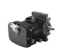 Cuifati Moteur de à Piston Cylindre de 38 Mm de Rechange pour Tronçonneuse MS180 018, Métal de qualité Supérieure, Installation Facile avec Bougie d'allumage, Joints d'huile, Kit de Roulements