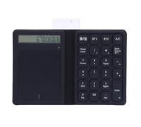 Cuifati Pavé Numérique 23 Touches, Clavier Numérique sans Fil 3 en 1 avec pavé Tactile et Calculatrice, Design Pliable Ultra Fin avec étui en Cuir PU pour Tablette, Ordinateur