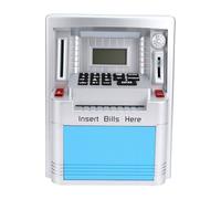 Cuifati Tirelire ATM Interactive Vocale avec Comptage Numérique, Banque d'argent électronique pour Enfants avec Protection par Mot de Passe et Sauvegarde de la Mémoire, Récompenses Sonores Amusantes,