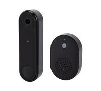 Cuifati Vidéophone Intelligent, Caméra Grand Angle 120° et Audio | Construction en Métal ABS, WiFi 2,4 GHz, Détection de Mouvement PIR, Nocturne, Batterie 1200 MAh, Application et iOS.