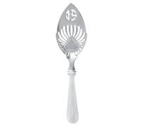 Cuillère à Absinthe Filtre en Acier Inoxydable, Cuillère Antirouille pour Filtrer les Boissons en Acier Inoxydable pour la Préparation de L'absinthe (Cuillère à absinthe feuille)