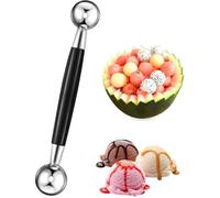 Cuillère À Boule Melon Double Face 18 cm, Inox, 2 en 1, Cuillère Parisienne