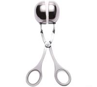 Cuillère à Boulettes de Viande de Cuisine pour Bricolage Cuisson Boulettes | Forme ronde, paroi intérieure lisse, pour un trou de libération rapide, idéal pour le bœuf ou le porc