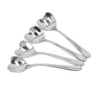 Cuillère à café 4pcs, Cuillère à Mélanger en Forme de Cœur en Acier Inoxydable pour le thé, le Dessert, le Sucre, Adaptée à la Dégustation de café