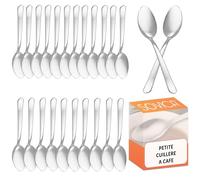 Cuillère à café en acier inoxydable 11 cm, 24 pièces