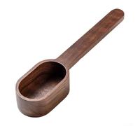 Cuillère à Café en pour bois de Noyer Mesure 10g Long Manche pour Expresso Thé Chocolat Outil pour barista 15,3cm