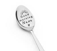 Cuillère à café gravée « Good Morning Nana » pour grand-mère, grand-mère, fête des mères, cadeau d'anniversaire pour grand-mère, cadeau pour les amateurs de café