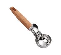 Cuillère à crème glacée - Cuillère à biscuits en acier inoxydable de 20,5cm, processus de nettoyage modernisé | Déclencheur de cuillères à boule de fruits avec précision, boule de pour pâte à bi