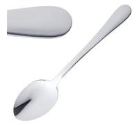 Olympia Buckingham U880 Lot de 12 cuillères à dessert en acier inoxydable finition polie Fonctionnent avec les couverts magnétiques U880