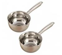 Cuillère à Eau Brillant Cuillère à Sauce, style to 3, size to 3 | Inox 304, Louche avec Bec Verseur, Long Manche, pour Maison