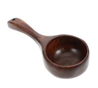 Cuillère à Eau en Bois Cuisine Phoebe Zhennan, Manche Court | Bois , Trou Suspendre, Pièce Monobloc, Usage Maison et Restaurant, pour Soupe et Cuisson