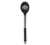 Cuillère à fente en silicone Salter Expert - Compatible avec les surfaces antiadhésives, cuillère de cuisine et de service résistante à la chaleur, ustensile compatible lave-vaisselle, garantie 5 ans