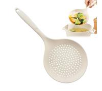 Cuillère À Fentes En Silicone Écumoire Thermorésistante Alimentaire | Cuillères Égouttoir de Cuisson pour Légumes Œufs Fruits Pâtes Grillades Barbecue Extérieur