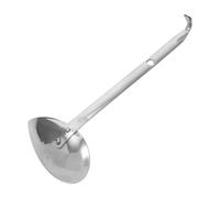 Cuillère à Fileter Argentée en Acier Inoxydable, Service Sauce | Finition Rétro Élégante, Surface Lisse sans Bavure, pour Steak et Desserts, la Cuisine ou Buffet, Lavable
