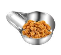 Cuillère à frire Remuer Préparation de repas Sauce Riz Sucre Sel | Acier inoxydable Cuisine Friteuse Pelle Sucre Sel Popcorn Bonbons Commercial Restaurant Camper Cinéma Restauration