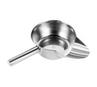 Cuillère à friture en acier inoxydable - Ustensile de service de type bec de canard, outil de cuillère à pop-corn, seau à pelle de cuisine | Conception durable, antirouille, légère et économique pour