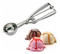 Cuillère à Glace 6 cm, Boules Cuillère à Crème Glace en Acier Inoxydable, Parfait pour Boule à Glace, Pâtisserie, Boule à Melon