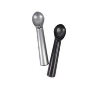 Cuillère à Glace Boule en Aluminium Antiadhésive Portable 2 Pièces | Légère et Facile à Nettoyer, Design Ergonomique, pour Bar et Café, Convient la Salade