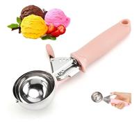 Cuillère à Glace Cuillère à Fruits Cuillère à Crème Glacée Boulier à Glace avec éjecteur Portionneur à Glace pour boules de melon