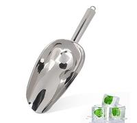 Cuillère à Glace, Cuillère à glace en acier inoxydable, cuillères à glaces seau à glaces cuillères à café en grains de café cuillèress à sucre pour mariage de bar, 8/12/18 oz(18OZ)