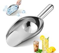 Cuillère à glace en acier inoxydable, cuillère à farine de riz, cuillère alimentaire, cuillère à glace spéciale pour supermarchés et salons de thé spoon