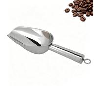 Cuillère à glace en acier inoxydable, cuillère à glace seau à glace cuillère à café en grains de café cuillère à sucre pour mariage de bar, 8/12/18 oz(8oz)