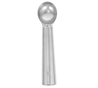 Cuillère à Glace en Aluminium, Compacte, Multifonctionnelle, Argenté | Pâte à Biscuits et Fruits, Nettoyage Facile, Portable, Usage Maison et Pique-niques, Forme Ronde