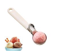 Cuillère à glace ergonomique | Cuillère à biscuits en acier inoxydable pour la cuisson de melons, biscuits, sorbet, pastèque, cuillères à dessert, cuisine,
