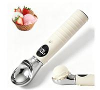 Cuillère à glace, revêtement antiadhésif, acier inoxydable, 21 cm, facile à nettoyer
