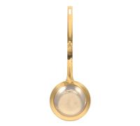 Cuillère à Graisse en Acier Inoxydable, Écumoire à Mailles Fines | Poignée Antidérapante, Nettoyage Facile, pour Friture et Soupe Bouillante, Finition Or