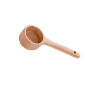 Cuillère à Long Manche Cuisine en Bois et Maison | Ustensile de Table, Ne Raye Pas les Casseroles, Mesure les Ingrédients Secs, Décoration Discrète