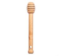 Cuillère à miel en bois de hêtre avec dimensions pratiques et extrémité arrondie pour les tâches quotidiennes de cuisine (C)