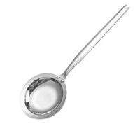 Cuillère à mousser | Cuillère à mousser en acier inoxydable avec long filtre pour huile alimentaire - Pour une utilisation dans la cuisine pour bouillon, sauce, rôti, aliments, carafe, bol, mousse