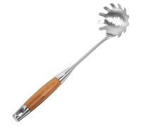 Cuillère à nouilles en acier inoxydable avec trou de drainage, anti-brûlure, isolation thermique, design lisse for pâtes, spaghetti, passoire cuisine pour Pâtes