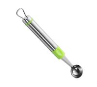 Cuillère à pastèque | Acier Inoxydable Long Manche Découpe - Outil Coupe-Pastèque Et Trancheuse - Pour Fruit Du Dragon Papaye Glace Gâteau Maison Cuisine Appartement Restaurant Camping