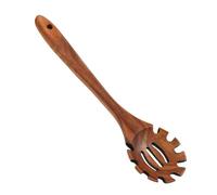 Cuillère à pâtes - Cuillère à spaghetti | Pinces à pâtes pour spaghetti | Cuillère à spaghetti en bois | Cuillère à fentes de 12,6 pouces pour servir des pâtes | Fourchette à Spaghetti en bois, cuillè